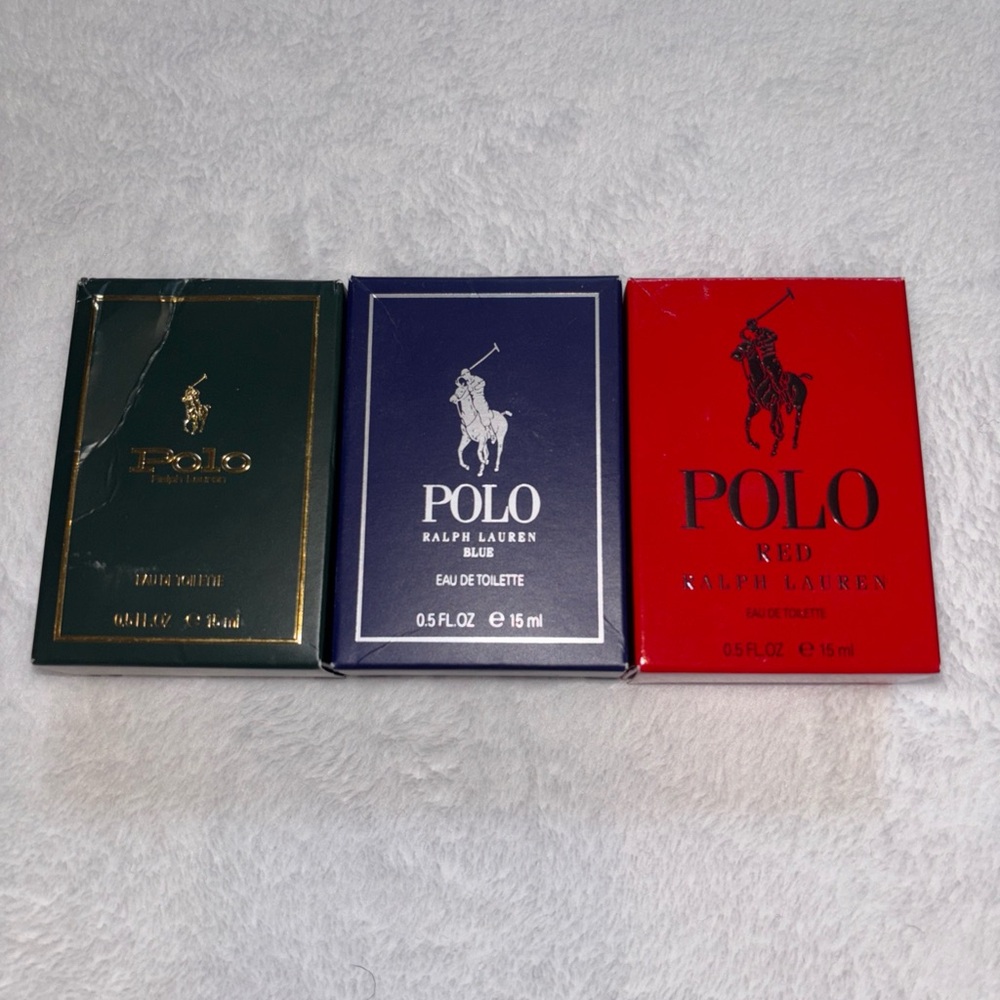 Ralph Lauren POLO Mini EDT Trio - Green, Blue, Red